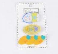 3pcs Letter Graphic Hair Clip