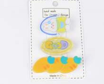 3pcs Letter Graphic Hair Clip