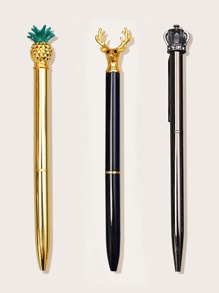 3pcs Metal Ballpoint Pen