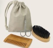 3pcs Minimalist Beard & Mustache Tool Set