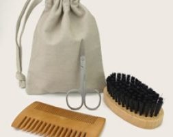 3pcs Minimalist Beard & Mustache Tool Set