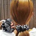 3pcs Plaid Print Scrunchie