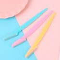 3pcs Random Color Eyebrow Trimming Knife