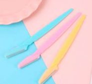 3pcs Random Color Eyebrow Trimming Knife