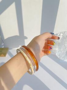 3pcs Resin Bracelet