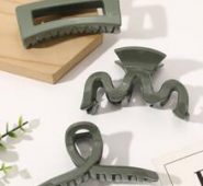 3pcs Solid Hair Claw