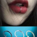 3pcs Stainless Steel Lip Ring