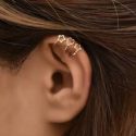 3pcs Star & Heart Design Ear Cuff