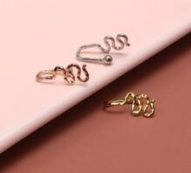 3pcs Structured Nose Ring