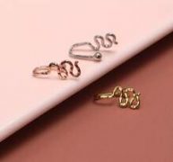 3pcs Structured Nose Ring