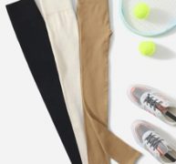 3pcs Wide Waistband Sports Leggings