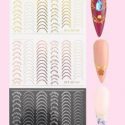 3sheets Line Art Nail Art Sticker