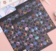 3sheets Starry Sky Pattern Sticker