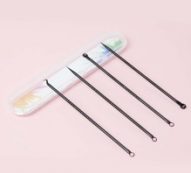 4 pieces Solid Acne Needle Set