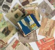 400sheets Random Vintage Pattern Material Paper