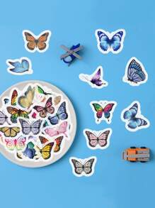 40pcs Butterfly Print Sticker