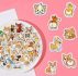 40pcs Cartoon Dog Print Sticker