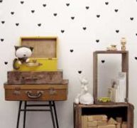 40pcs Heart Wall Sticker Pack
