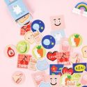 45pcs Cartoon Graphic DIY Sticker