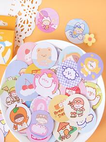 45pcs Cartoon Graphic Sticker