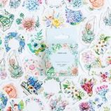 46pcs Flower Print Sticker