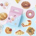 46pcs Food Print Sticker