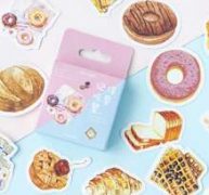 46pcs Food Print Sticker