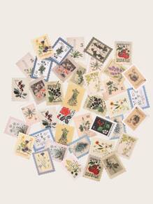 46pcs Plants Pattern Sticker