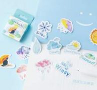 46pcs Random Weather Sticker