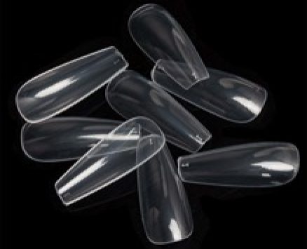 48pcs Clear Fake Nail