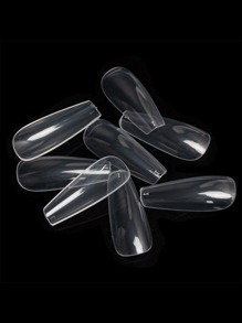 48pcs Clear Fake Nail