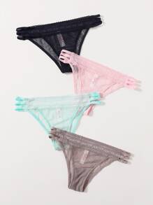 4pack Cut Out Panty Set