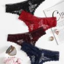 4pack Floral Lace Panty Set