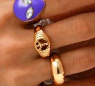 4pcs Alien Decor Ring