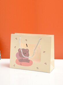 4pcs Bear Print Gift Bag