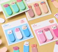 4pcs Cartoon Graphic Random Index Sticky Note