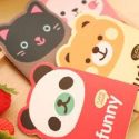 4pcs Cartoon Graphic Random Notepad