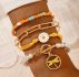 4pcs Flower Decor Bracelet