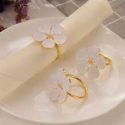 4pcs Flower Design Napkin Ring