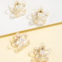 4pcs Flower Shaped Hair Claw