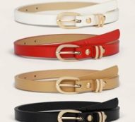 4pcs Metal Buckle Belt