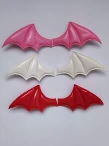 4pcs Random Color Bat Hair Claw