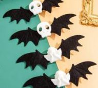 4pcs Skull & Angel Design Hair Clip