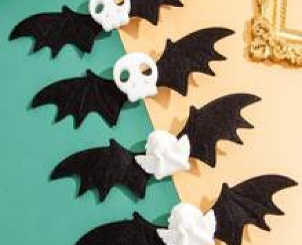 4pcs Skull & Angel Design Hair Clip