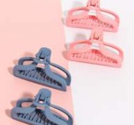 4pcs Solid Hair Claw