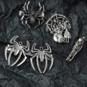 4pcs Spider Decor Hair Clip