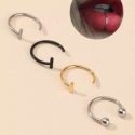 4pcs Stainless Steel Lip Ring