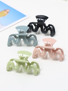 4pcs Structured Hair Claw