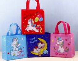 4pcs Unicorn Print Gift Bag