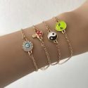 4pcs Yin & Yang Decor Bracelet